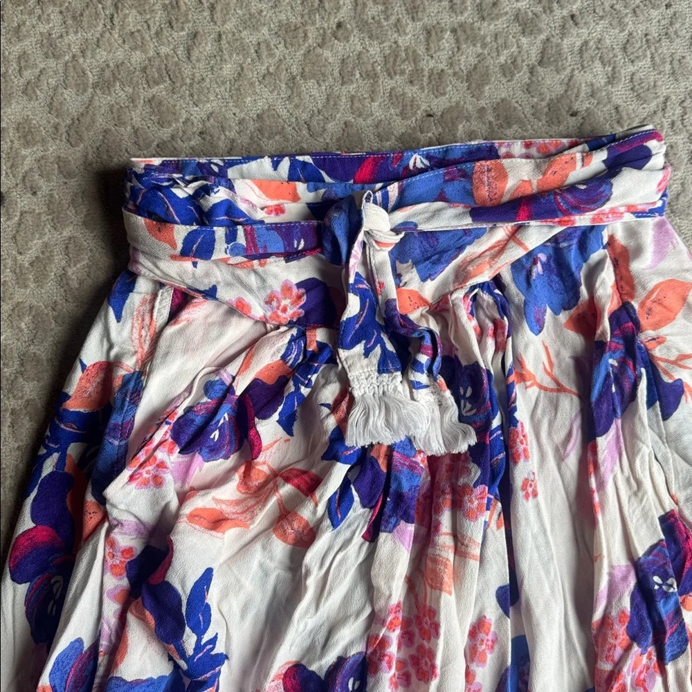 Free People floral multicolored ties